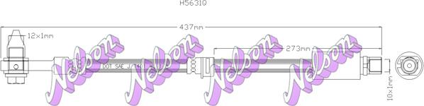 Kawe H5631Q - Flessibile del freno autozon.pro