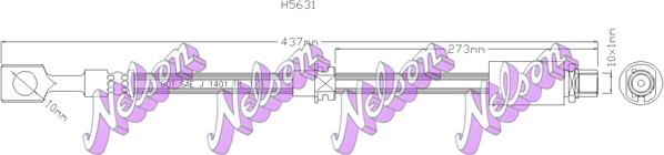 Kawe H5631 - Flessibile del freno autozon.pro