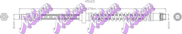 Kawe H5165 - Flessibile del freno autozon.pro