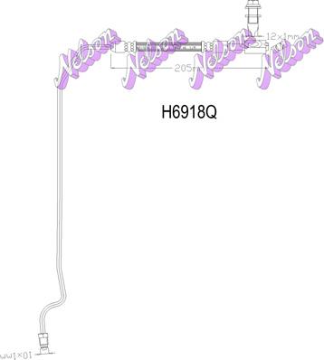 Kawe H6918Q - Flessibile del freno autozon.pro