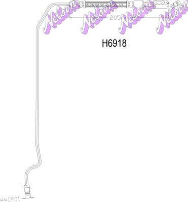 Kawe H6918 - Flessibile del freno autozon.pro