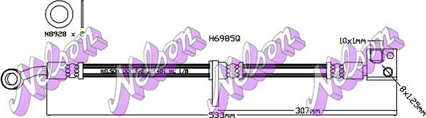 Kawe H6985Q - Flessibile del freno autozon.pro