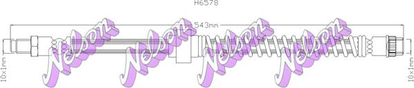 Kawe H6578 - Flessibile del freno autozon.pro