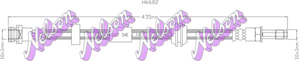 Kawe H6682 - Flessibile del freno autozon.pro