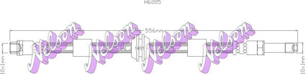 Kawe H6005 - Flessibile del freno autozon.pro