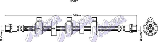 Kawe H6017 - Flessibile del freno autozon.pro