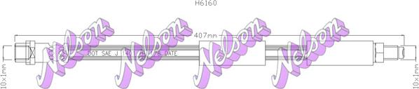 Kawe H6160 - Flessibile del freno autozon.pro