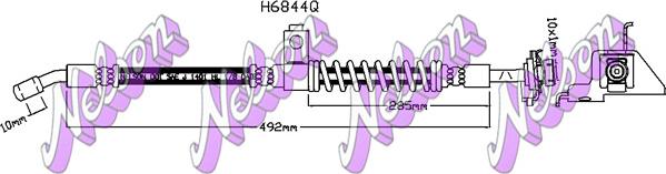 Kawe H6844Q - Flessibile del freno autozon.pro