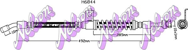 Kawe H6844 - Flessibile del freno autozon.pro