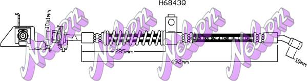 Kawe H6843Q - Flessibile del freno autozon.pro