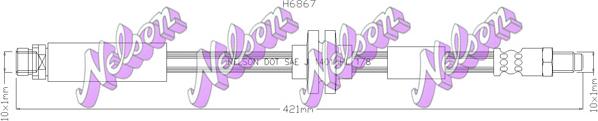 Kawe H6867 - Flessibile del freno autozon.pro