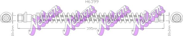 Kawe H6399 - Flessibile del freno autozon.pro