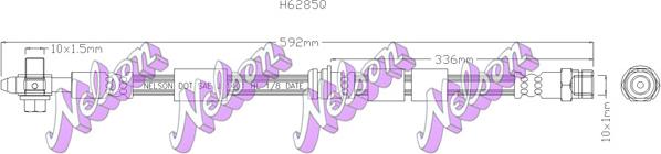 Kawe H6285Q - Flessibile del freno autozon.pro