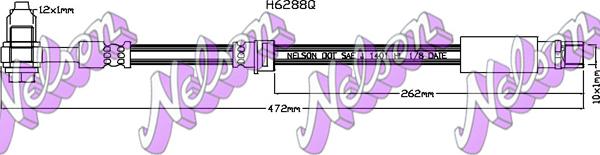 Kawe H6288Q - Flessibile del freno autozon.pro