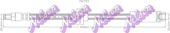 Kawe H6793 - Flessibile del freno autozon.pro