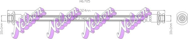 Kawe H6705 - Flessibile del freno autozon.pro