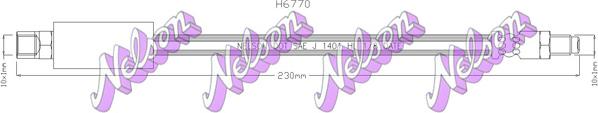 Kawe H6770 - Flessibile del freno autozon.pro