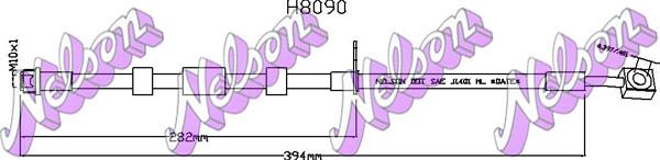 Kawe H8090 - Flessibile del freno autozon.pro