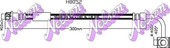 Kawe H8052 - Flessibile del freno autozon.pro