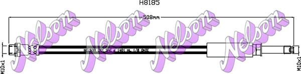 Kawe H8185 - Flessibile del freno autozon.pro