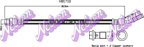 Kawe H8171Q - Flessibile del freno autozon.pro