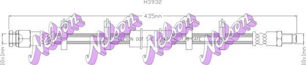 Kawe H3932 - Flessibile del freno autozon.pro