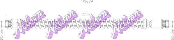 Kawe H3624 - Flessibile del freno autozon.pro