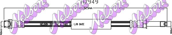 Kawe H7949 - Flessibile del freno autozon.pro