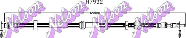 Kawe H7932 - Flessibile del freno autozon.pro