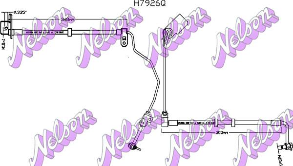 Kawe H7926Q - Flessibile del freno autozon.pro