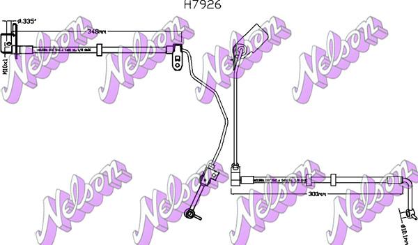 Kawe H7926 - Flessibile del freno autozon.pro