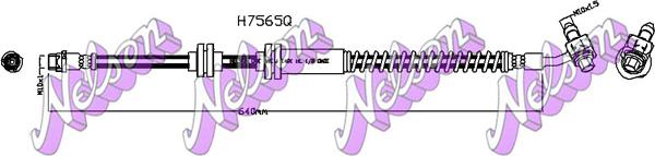 Kawe H7565Q - Flessibile del freno autozon.pro