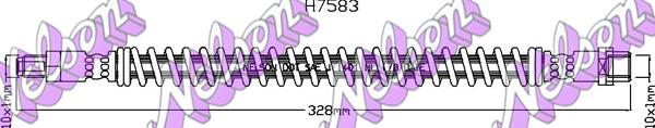 Kawe H7583 - Flessibile del freno autozon.pro