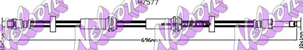 Kawe H7577 - Flessibile del freno autozon.pro