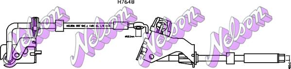 Kawe H7648 - Flessibile del freno autozon.pro