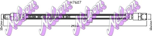 Kawe H7607 - Flessibile del freno autozon.pro