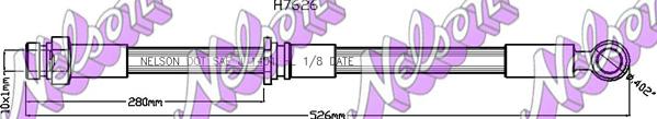 Kawe H7626 - Flessibile del freno autozon.pro