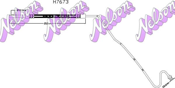 Kawe H7673 - Flessibile del freno autozon.pro