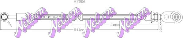 Kawe H7006 - Flessibile del freno autozon.pro