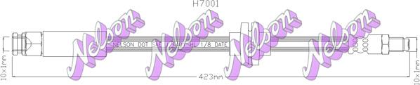 Kawe H7001 - Flessibile del freno autozon.pro