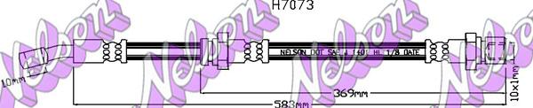 Kawe H7073 - Flessibile del freno autozon.pro