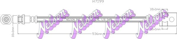 Kawe H7199 - Flessibile del freno autozon.pro