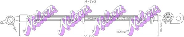 Kawe H7193 - Flessibile del freno autozon.pro