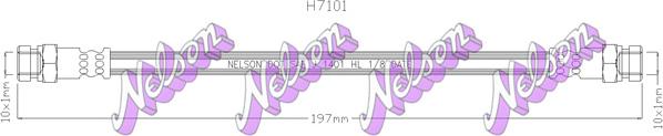 Kawe H7101 - Flessibile del freno autozon.pro