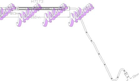 Kawe H7173 - Flessibile del freno autozon.pro