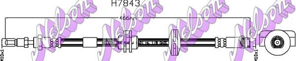 Kawe H7843 - Flessibile del freno autozon.pro