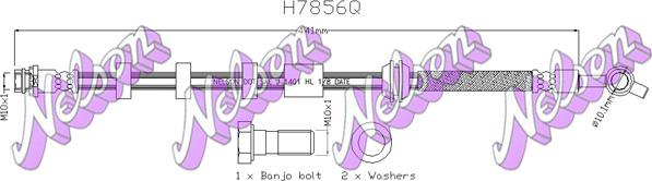 Kawe H7856Q - Flessibile del freno autozon.pro