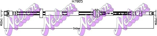 Kawe H7805 - Flessibile del freno autozon.pro