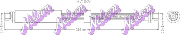 Kawe H7389 - Flessibile del freno autozon.pro