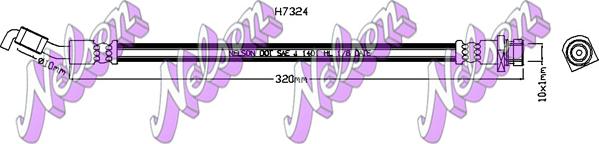 Kawe H7324 - Flessibile del freno autozon.pro